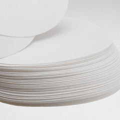 100Pcs Ashless Quantitative Filter Paper Set - 7/9/11/12.5/15/18cm, Slow Speed, 10-15um Circular Funnel Sheets