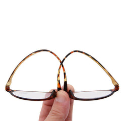 Lightweight TR90 Foldable Reading Glasses for Men & Women - Resin Presbyopic Eyewear