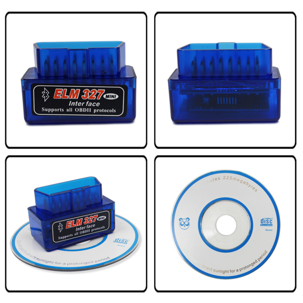 Mini OBD2 Bluetooth Car Diagnostic Scanner Code Reader OBDII Adapter Auto Tool