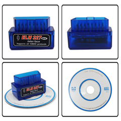 Mini OBD2 Bluetooth Car Diagnostic Scanner Code Reader OBDII Adapter Auto Tool