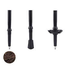 2Pcs Ultralight Aluminum Alloy Foldable Hiking Walking Sticks - Telescopic Trekking Poles for Camping & Nordic Walking