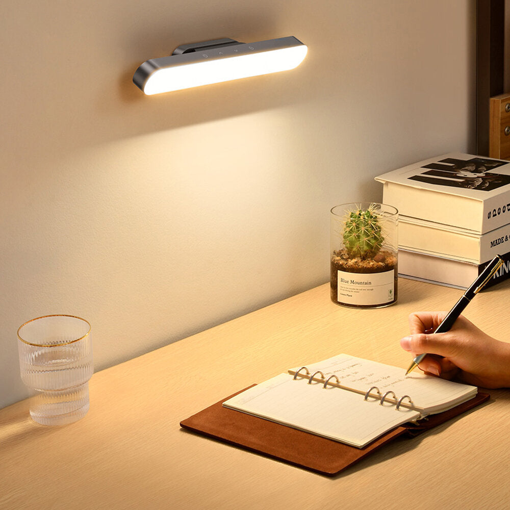 LED Table Lamp: Magnetic, Wireless, Touch-Control Night Light for Study & Reading