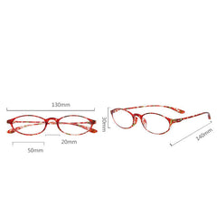 Lightweight TR90 Foldable Reading Glasses for Men & Women - Resin Presbyopic Eyewear