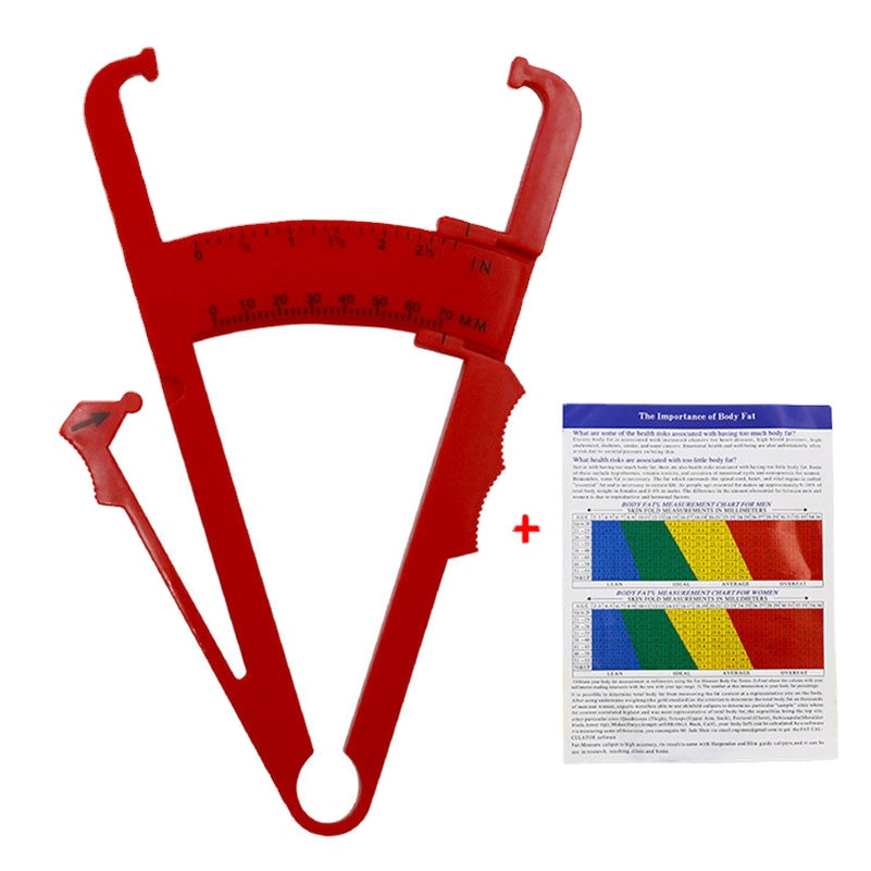 Handheld Body Fat Caliper - BMI Measurement Device with 0-70MM Testing Range