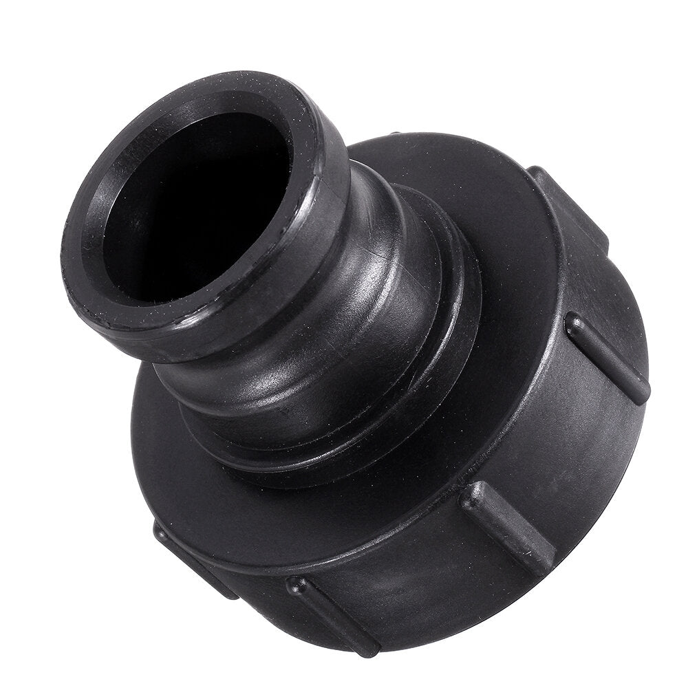 S60*6 Water Tank Adapter Hose Barb Coarse Thread Quick Connect to 2'' Pipe Tap Valve Fitting for Home Garden