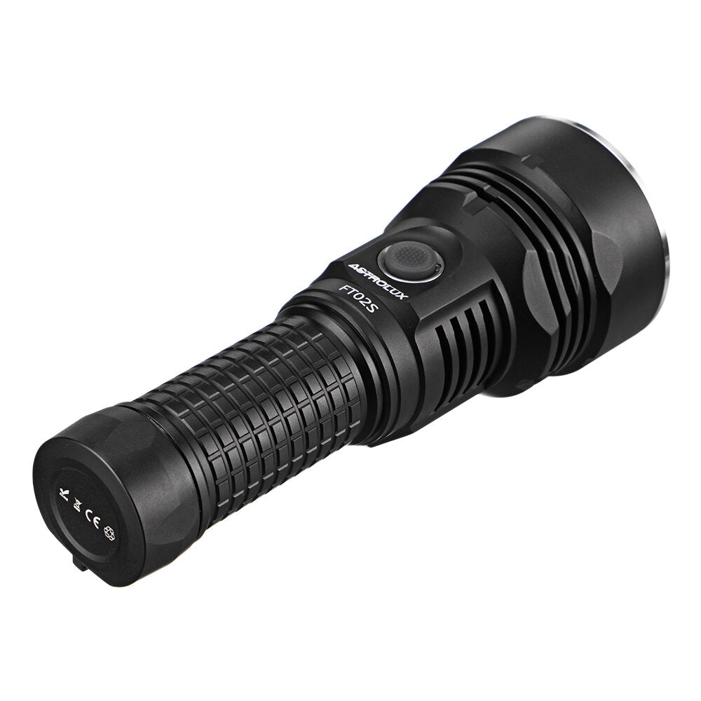 11000LM Ultrabright LED Flashlight with Anduril UI, 546m Range, Includes 4500mAh 21700 Li-ion Battery