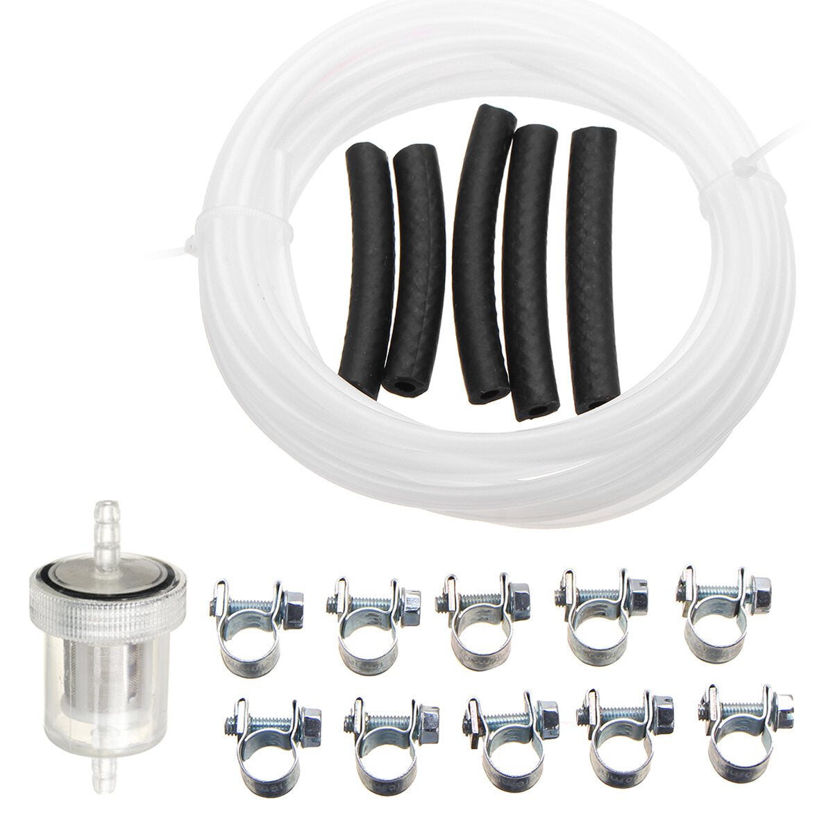 Inline Fuel Pipe Hose Clip & Filter Kit for Webasto Eberspacher Diesel Heater