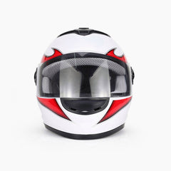 Unisex-Integralhelm für Motorradfahrer mit HD-Antibeschlaglinse und Nackenschutz – atmungsaktiv, universelle Passform
