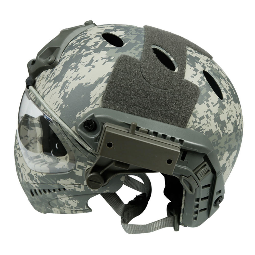 Army Tactical Helmet with Mask for Motorcycle, Hunting, and Outdoor Riding