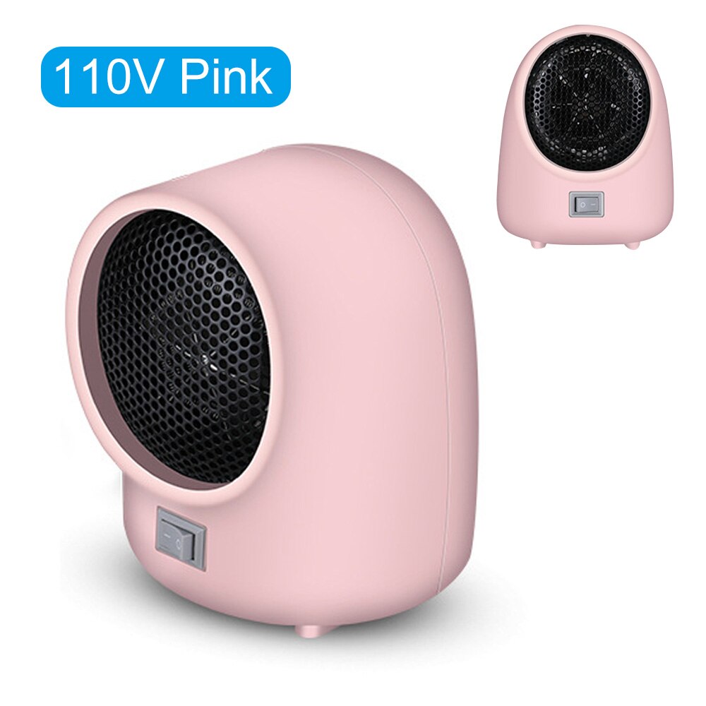 400W Mini Electric Heater, 2-Speed, Quick 3S Heating, 220V/110V, Overheating Protection, Home Hot Fan