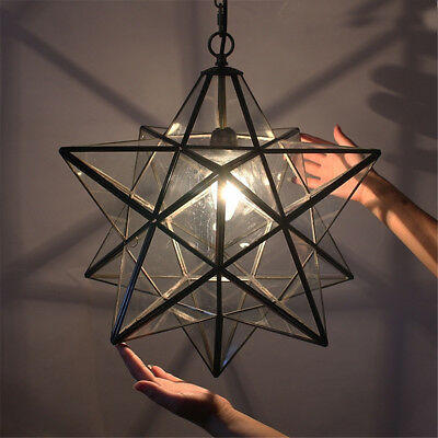 Modern Star Glass Pendant Light Chandelier - Ceiling Lamp Fixture Decor