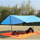 Ultralight Waterproof Sun Shelter: Camping Mat, Beach Tent, Pergola Awning Canopy - 5 Colors, 190T Taffeta Tarp