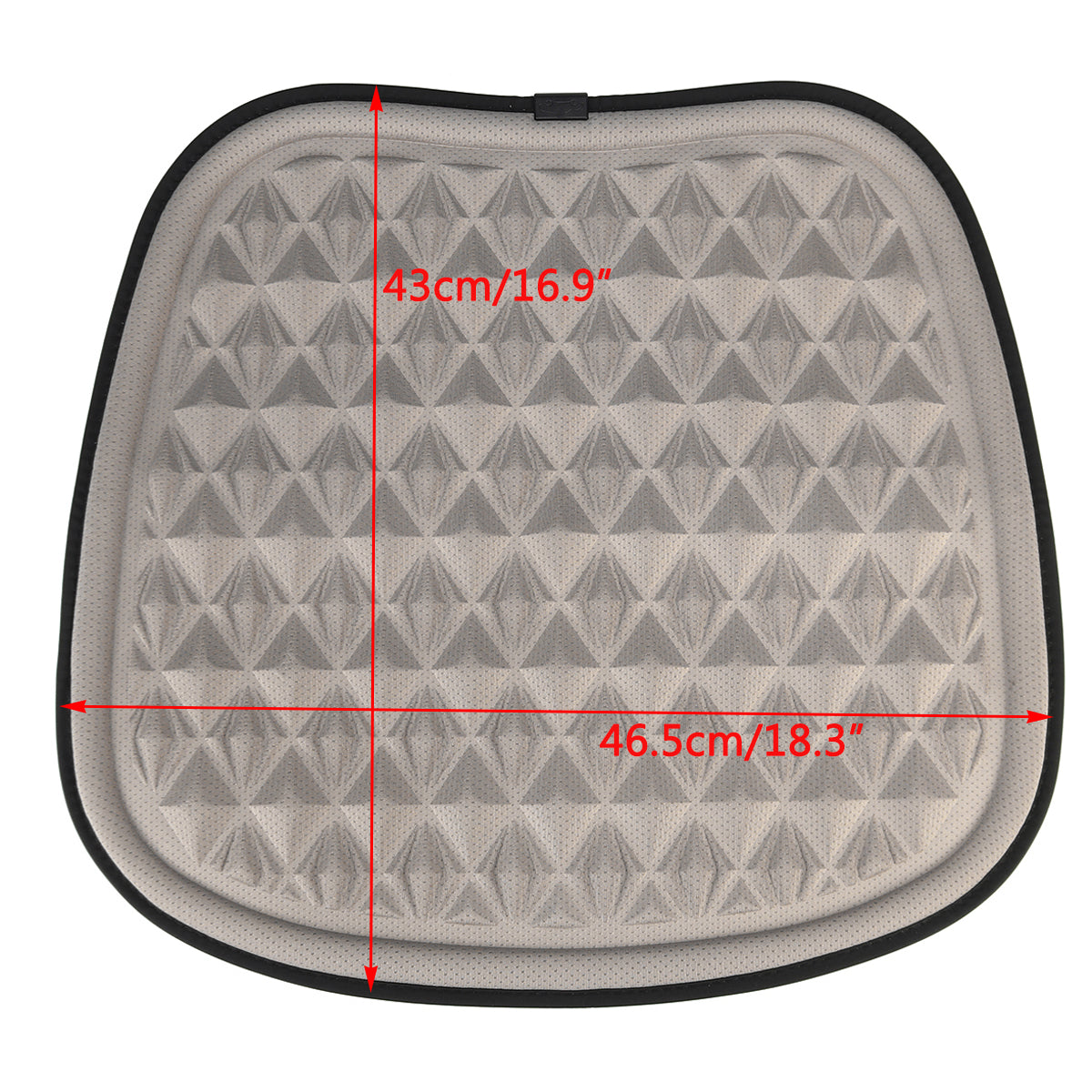 3D Car Front Seat Covers - Breathable, Non-Slip Massage Cushion Pad for Auto Chairs