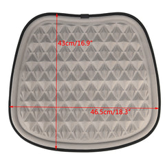3D Car Front Seat Covers - Breathable, Non-Slip Massage Cushion Pad for Auto Chairs
