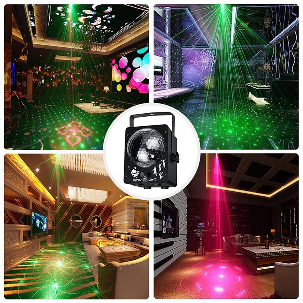 18W LED RGB Stage Projector Light with Remote Control for DJ Club Disco Party