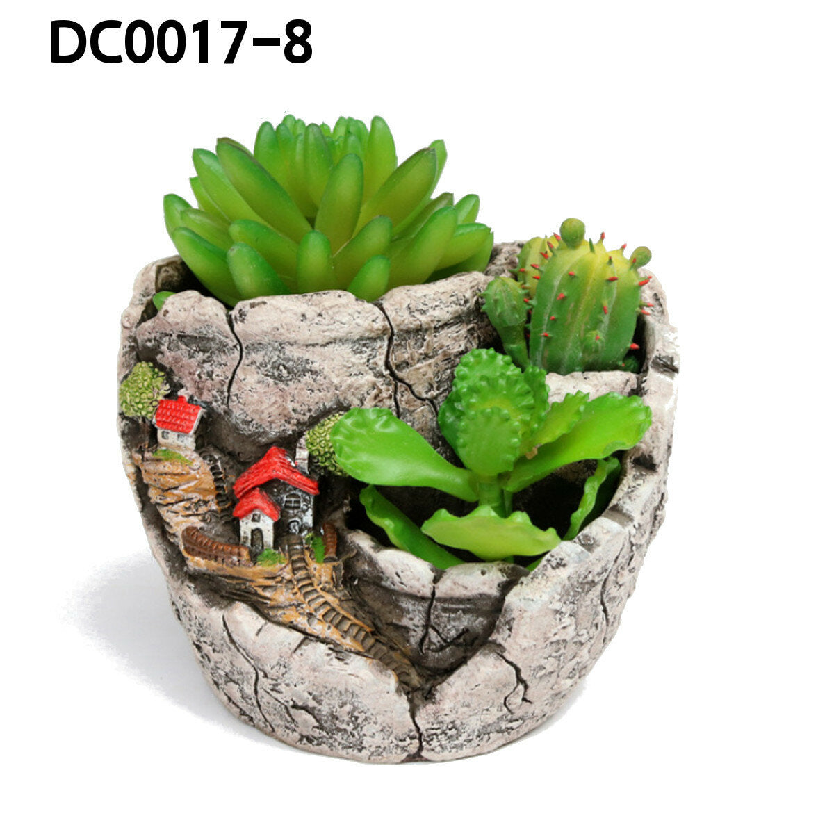 10 Styles Succulent Desktop Planter - Flower Pot, Garden Plant Holder, Home & Window Decoration