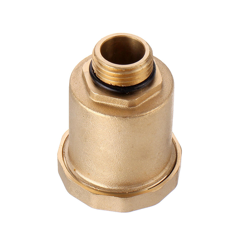 G1/2 Brass One-Way Air Vent Valve - Automatic Pressure Release for Solar Water Heater Safety