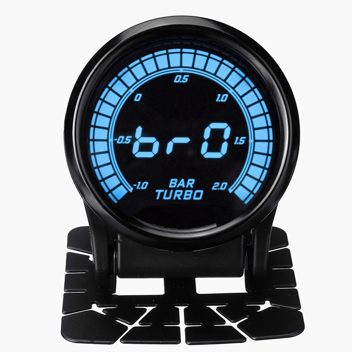 52mm Car Turbo Boost Pressure Gauge Meter Digital LED Display with Sensor, 2 BAR