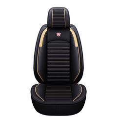 Auto Car Front Seat Cover - PU Leather Cushion Protector for Vehicle, 1 Piece
