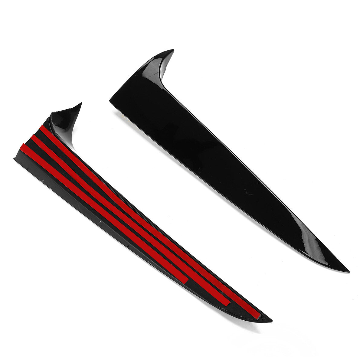 2Pcs Car Rear Window Side Spoiler Air Splitter - Enhance Aerodynamics and Style