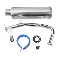 High-Performance Stainless Steel Scooter Exhaust Muffler 88x300mm