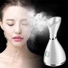 Electric Nano Facial Sprayer Steamer & Blackhead Remover Vacuum for Acne & Point Noir Extraction