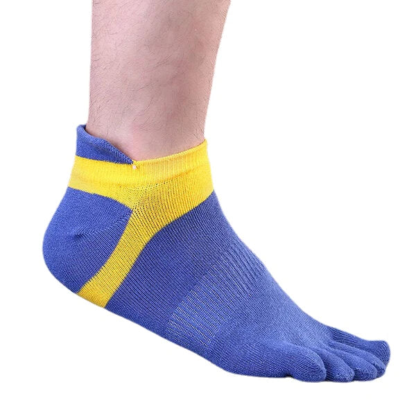 Five Toes Sports Outdoor Anklet Socks - Deodorant, Anti-bacterial, Thick, Comfortable, Casual