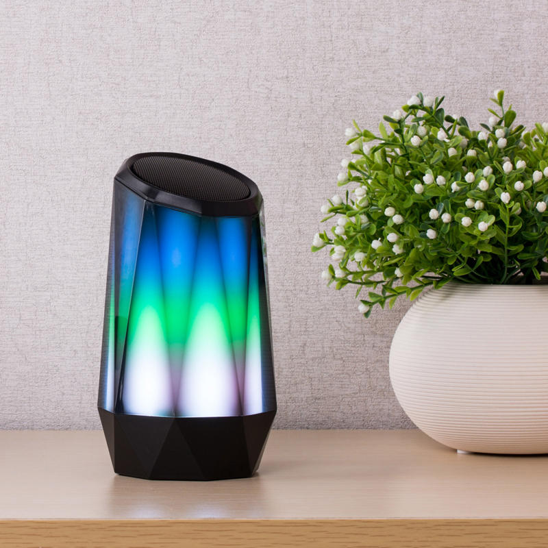 Portable RGB LED Bluetooth Speaker - Colorful Light, Smart Wireless, Enhanced Bass Music Player