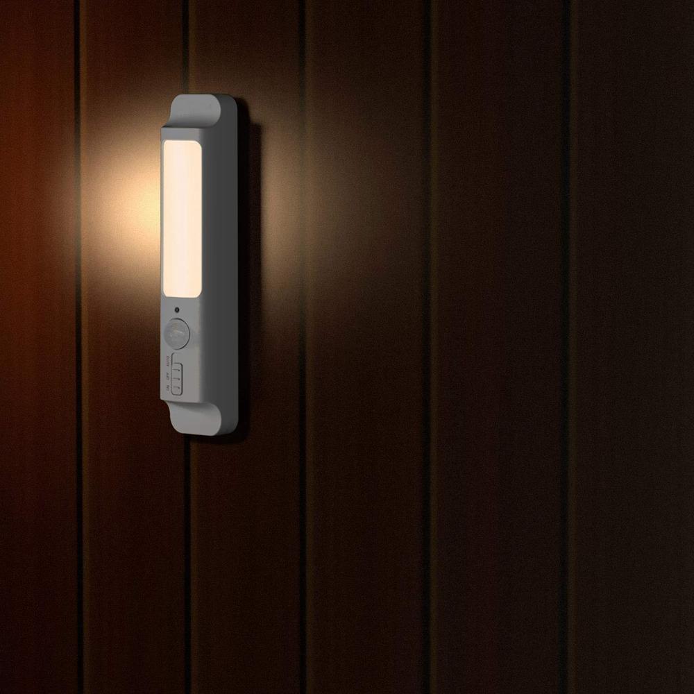 Wireless Smart PIR Motion Sensor LED Night Light, Battery Powered for Bedroom and Stairs