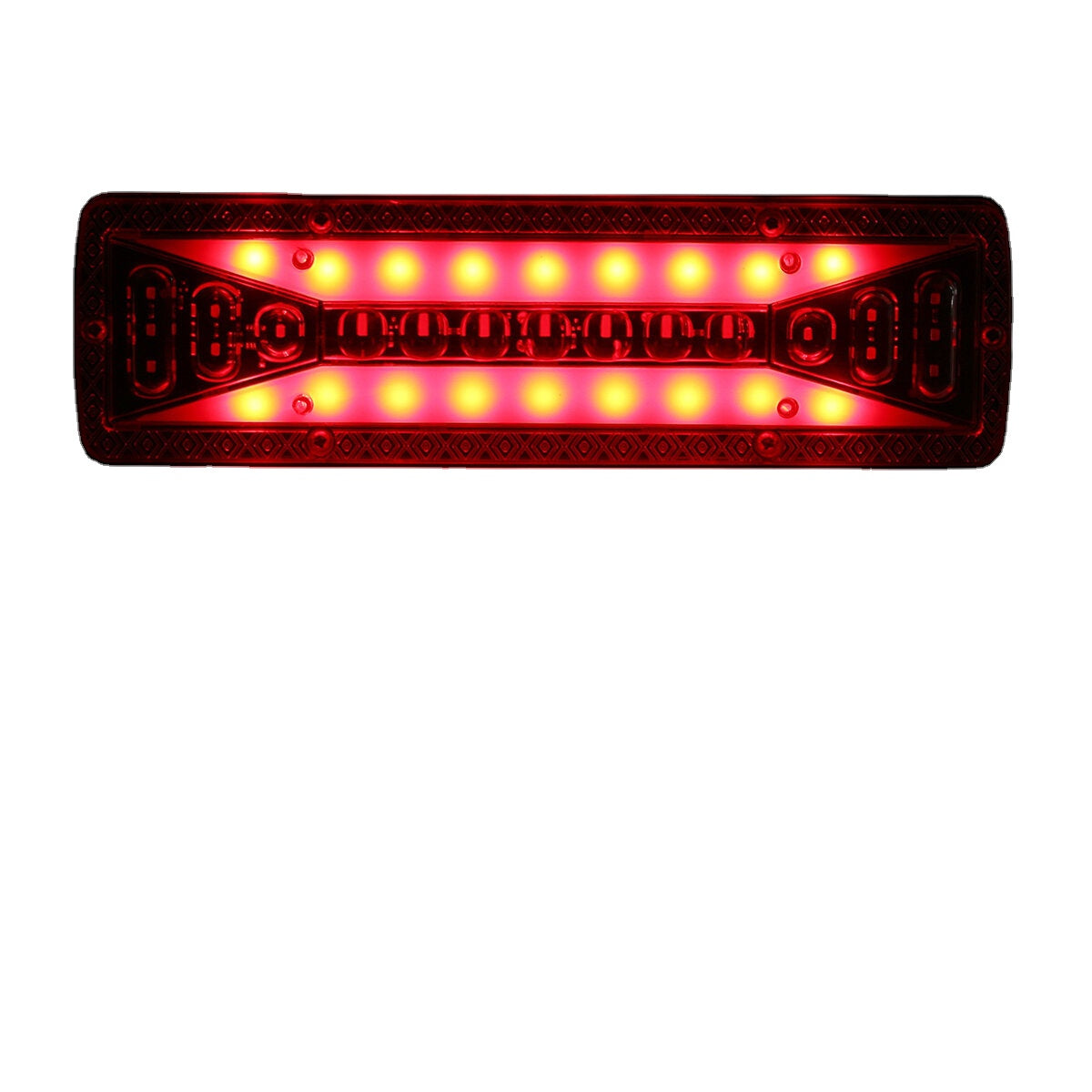 2x 12V 37 LED Flowing Rear Tail Light Turn Signal Brake Reverse Lamp Set