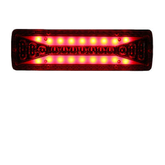 2x 12V 37 LED Flowing Rear Tail Light Turn Signal Brake Reverse Lamp Set