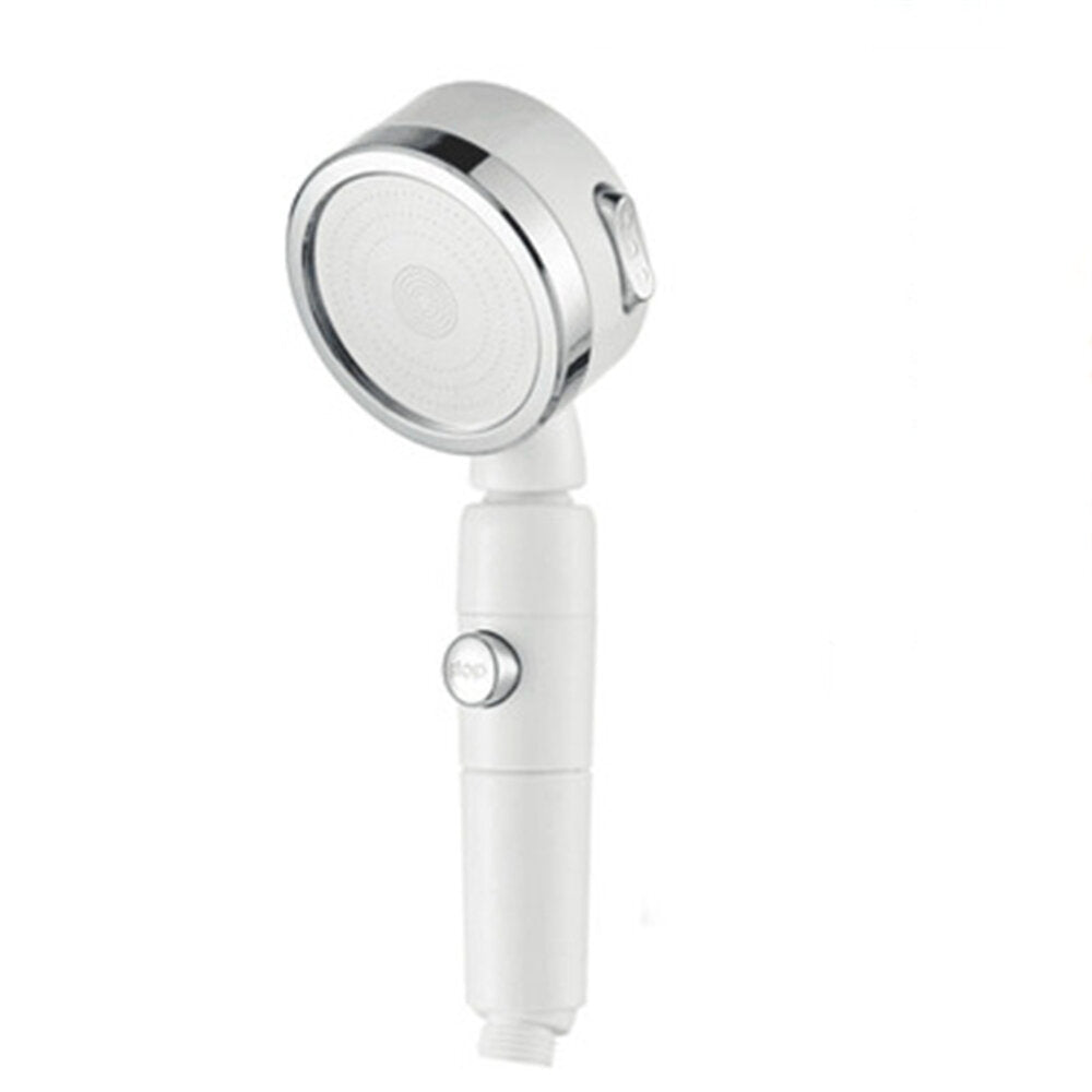 One-Button Pressurization Shower Nozzle with Water Stop, Heater, Handheld Universal Head