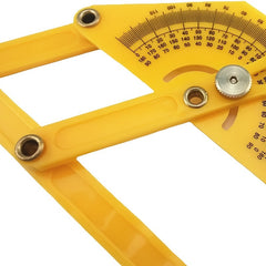 1pc Plastic Protractor Angle Finder 0-180 Degrees Measuring Arm Ruler Gauge Tool