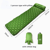 Lightweight TPU Sleeping Pad - Moisture-Proof, Portable Inflatable Air Mattress for Outdoor Camping