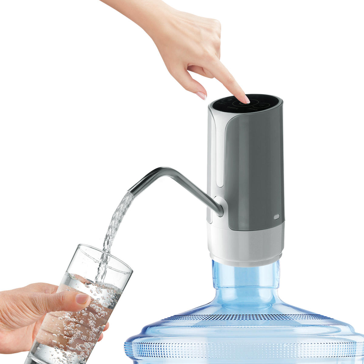 Intelligent Portable Electric Water Pump USB Dispenser with Button Switch and Quantitative Function