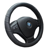 Universal 38CM Leather Car Steering Wheel Cover for All Seasons