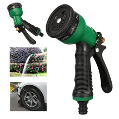 Green Car High Pressure Washer Hose with Metal Nozzle for Garden and Lawn Water Spray