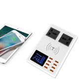 Fast charging station with 8-port QI wireless fast charger - JustgreenBox