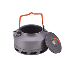 1.1L Aluminum Alloy Outdoor Kettle - Portable Teapot for Hiking, Camping, Cooking - Travel Cookware