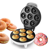 DIY Dessert Donut Maker Machine Party Electric Bakeware Pan Non-stick Double-sided Heating