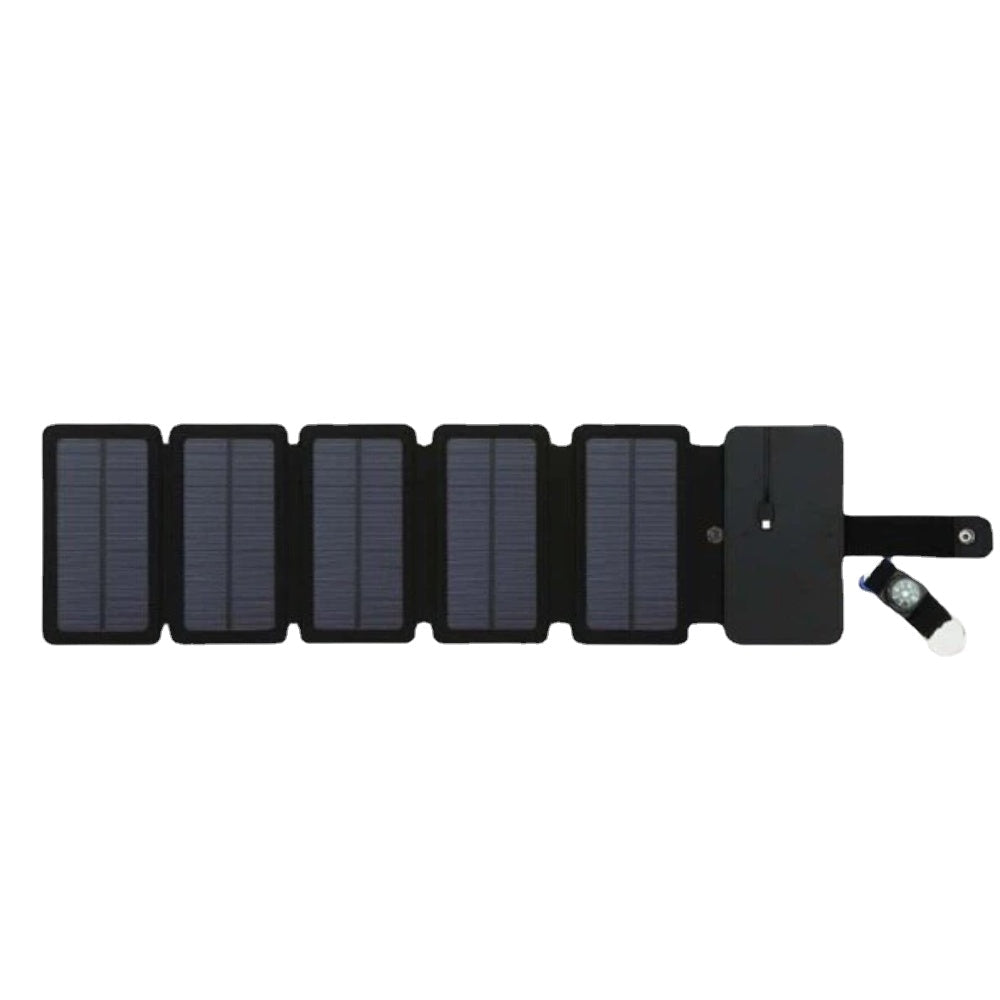 Tragbares 10-W-Solarladegerät mit USB-Ausgang für Smartphones – faltbare Solarmodule 5 V 2,1 A