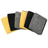 6PCS 16x32in Super Thick Soft Plush Microfiber Car Cleaning Towels - Convenient and Highly Absorbent