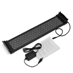 14.5W 105LED Full Spectrum Aquarium Fish Tank Light with Extendable Brackets AC100V-240V