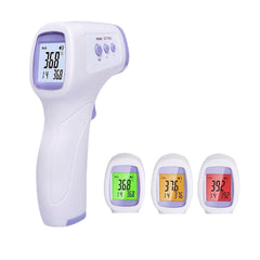 2-in-1 No-Touch Infrared Digital Thermometer with Fever Alarm for Body Surface