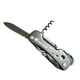 Black Multifunction Swiss Army Knife - Outdoor Camping Survival Folding EDC Multi-Purpose Tool