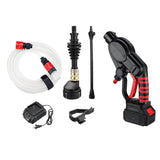 21V 2.0Ah Cordless Pressure Washer Sprayer with Battery - Multifunctional Water Hose Nozzle Pump