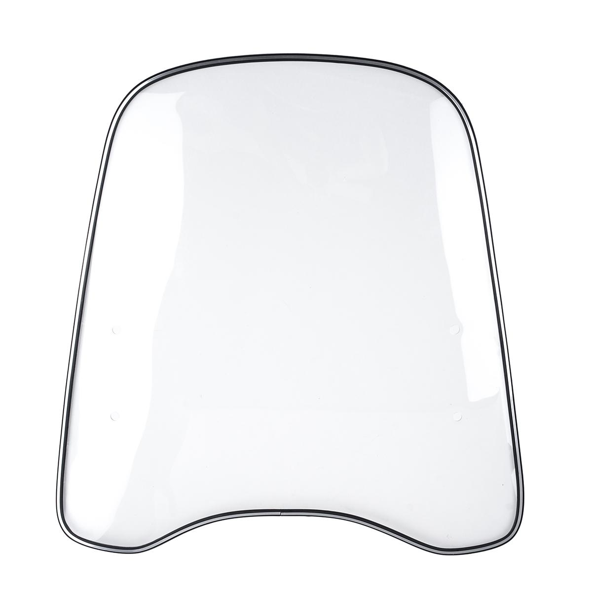 Universal Motorcycle Clear Windshield Deflector - PC Windscreen Accessories