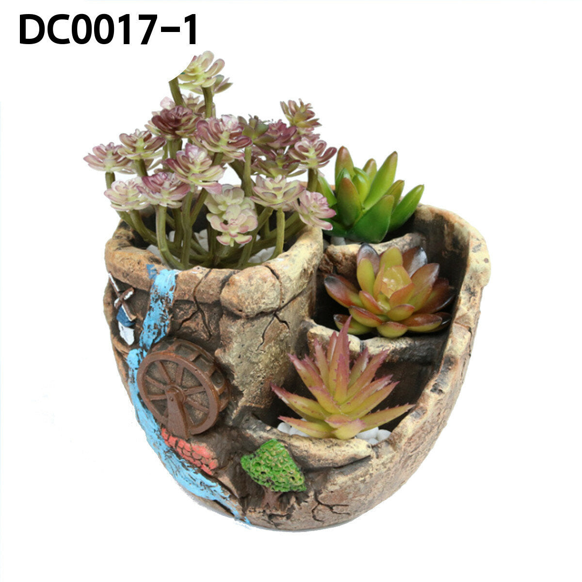 10 Styles Succulent Desktop Planter - Flower Pot, Garden Plant Holder, Home & Window Decoration