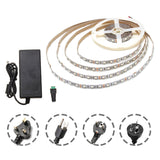 DC12V 5M Non-Waterproof SMD5050 Grow LED Strip Light, R:B 3:1 + 5A Power Adapter + Female Connector