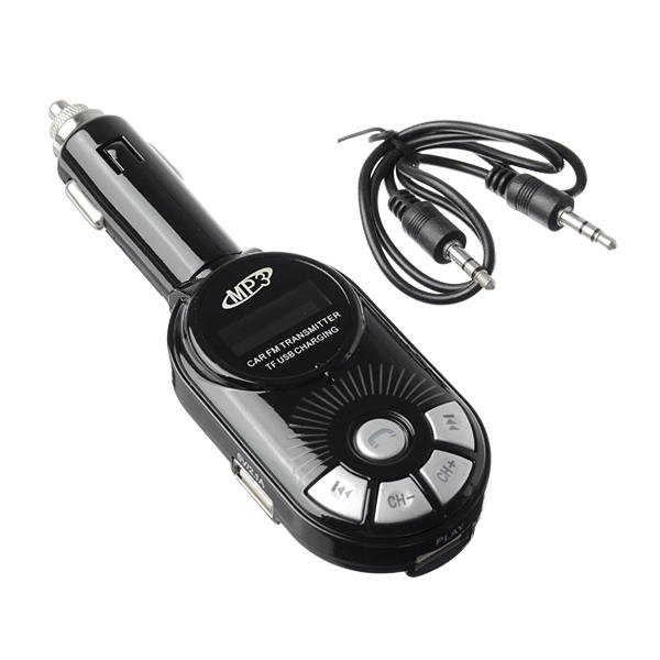 Wireless Bluetooth Car Kit MP3 Player FM Transmitter with Dual USB Charging and SD/TF Card Support